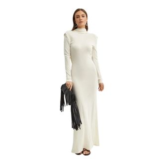 Aya Muse Knitted Dresses, female, White, Size: M Viva Knitted Maxi Dress