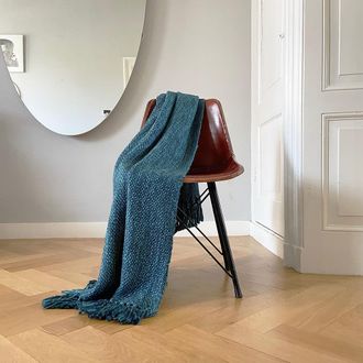 Malagoon Manta Azul Oscuro acrílico 125x150