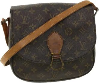 Louis Vuitton Pre-owned Vintage Canvas Cross Body Bag - Dames - Vintage Schoudertas - Bruin - ONE Size - Vintage