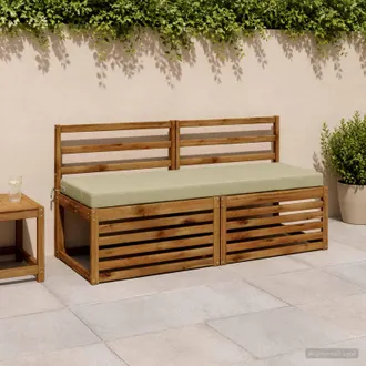 vidaXL Vidaxl Cuscini Per Panchina A 2 Pezzi Soest 2 Pz 100% Poliestere