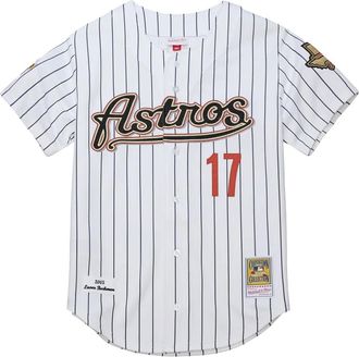 Mitchell & Ness x MLB Camicia Houston Astros 2005 Lance Berkman - Bianco