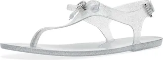Michael Kors Eva Thong Womens Sandals Silver : 10 M, Synthetic