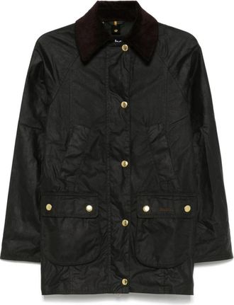 Barbour Groene Waterdichte Katoenen Jas - Dames - Zomerjassen - Groen - S - Katoen - Jassen