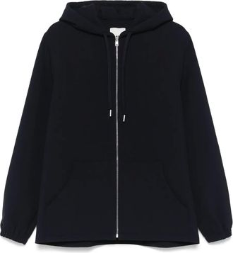 Sandro Felpa con cappuccio e zip - Blu