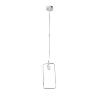 Trade Shop Trade Shop Traesio - Trade Shop - Lampadario Soffitto A Sospensione Rettangolare Lampada Moderna Attacco E27 B35-q - Blanco