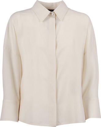 Fabiana Filippi Burro Diamond Thread Cropped Shirt