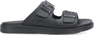 Rieker Open Slippers - Heren - Sandalen - Zwart - 41 EU - Schoenen