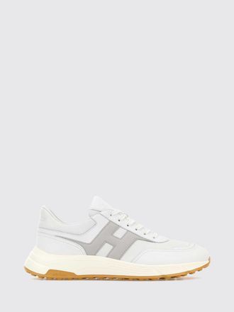 Hogan Hyperlight Smooth Calf Leather Sneakers with Side H Logo