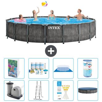 Intex Piscina Prism Frame Redonda - 549x122 Cm - 9-piezas S556