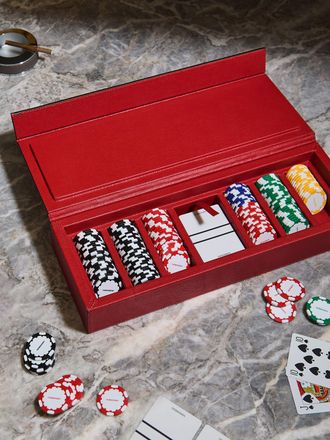 Giobagnara Parma Leather Poker Set