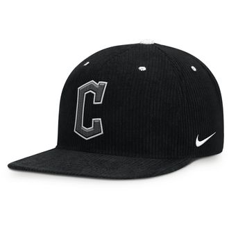 Nike Cleveland Guardians Pro Nike Mens MLB Adjustable Hat in Black | NB4910DWGUA-KEN