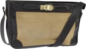 Celine Pre-owned Cross Body Bags, female, Beige, Size: ONE SIZE Pre-owned Vintage Cross Body Bag