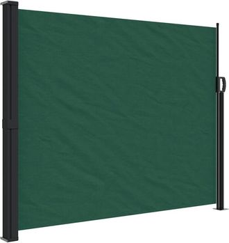 vidaXL Toldo Lateral Retr&aacute;ctil Verde Oscuro 160x600 Cm Vidaxl