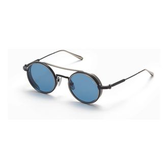 Akoni Ronde Zonnebril - Heren - Zonnebrillen - Zwart - ONE Size - Accessoires