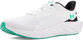 Under Armour Ascend Running Shoes Mens Shoes White/Black/Green Mode : 11.5 D - Medium, Synthetic