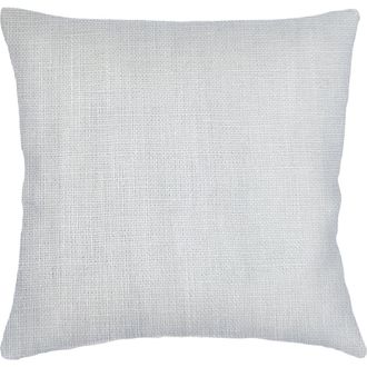 Anaya with Love So Soft Linen Euro Pillow with Down Alternative Insert in Light Grey at Nordstrom, Size 26X26