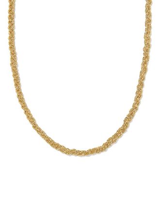 Kendra Scott Womens Gabriella Braided Chain Necklace In Gold