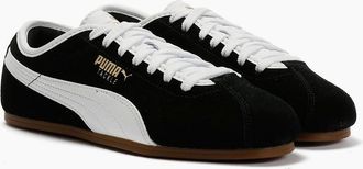 Puma Womens Puma Tackle Suede Womens Black Trainers - Size: 8