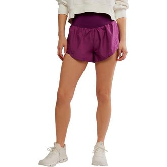 Free People FP Movement Carpe Diem Water Resistant Shorts in Deep Mulberry at Nordstrom Rack, Size Large