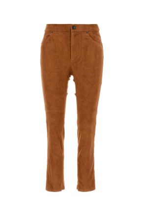 Isabel Marant Isabel Marant Womens Copper Suede Dorothea Pant - Brown Sheepskin - Size EU 36 (Womens)