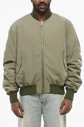 1989 STUDIO Nylon Bomber with Embossed Back Logo 1989 Studio