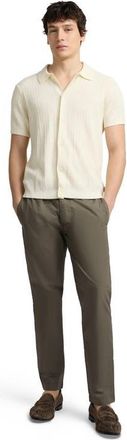 Onia Boucle Rib Button Up Shirt in Cream at Nordstrom, Size Xx-Large