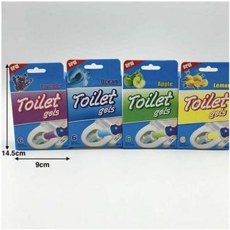 Trade Shop Trade Shop - Set 12 Pz Bagno Wc Deodorante Profumo Gel Con Applicatore Toilette