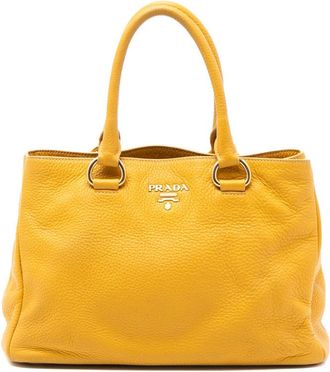 Prada Pre-owned Prada Vitello Daino Open Convertible Tote ORKKC2LRTZK994MJ