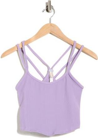 Free People Break a Sweat Free Throw Crop Tank in Light Purple at Nordstrom Rack, Size X-Large