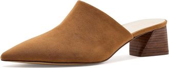 Franco Sarto Remilia Mule Womens Dress Flat Shoes Brown : 8.5 M, Synthetic