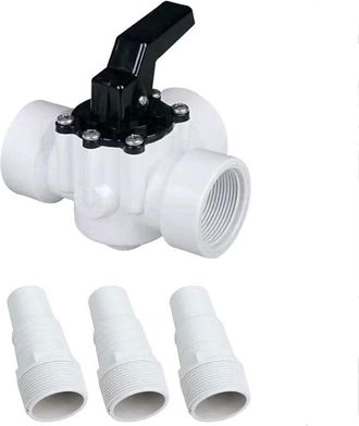 OEM Manguera Para Piscina Juego V&aacute;lvulas Divisorias Adaptador V&aacute;lvulas V&aacute;lvulas Divisorias 3 V&iacute;as Textura Adecuada Para Bombas Calor