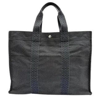 Herm&egrave;s unisex, Pre-owned, Grijs, Maat: ONE Size Polyamide