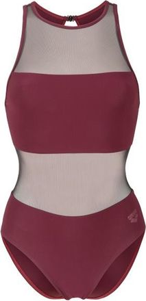 Arena Mesh Panels Swimsuit Vent Back Badeanzug f&uuml;r Damen | rot