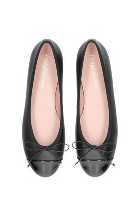 Pretty Ballerinas Toecap Ballet Flat in Black at Nordstrom, Size 38.5