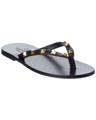 Valentino Rockstud Leather Sandal