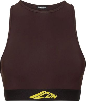 Dsquared2 Icon New Generation Cutout Sports Bra