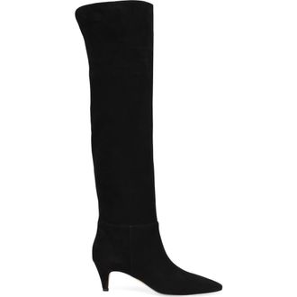 Gianvito Rossi Elise Boot 55 in Black Suede at Nordstrom, Size 41.5