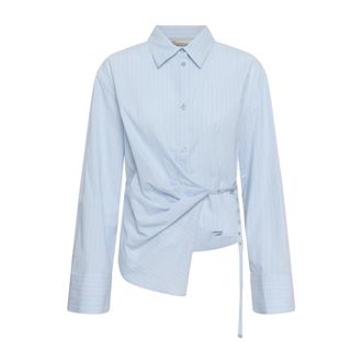 MY ESSENTIAL WARDROBE Mujer, Blusas y Camisas, Azul, Talla: L