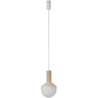 Lucande Lucande - Ceiling Lightdimmable Florine made of Ceramics for Living Room & Dining Room