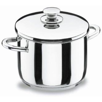 Lacor Olla Alta 28cm Con Tapa Fondo Difusor Inox Vitrocor Lacor