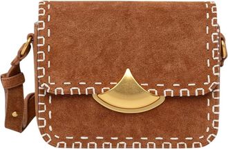 Sessun Tassen, Dames, Bruin, ONE Size, Katoen, Crossbody Bag