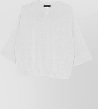 Fabiana Filippi wool silk cashmere crew neck knitted jumper