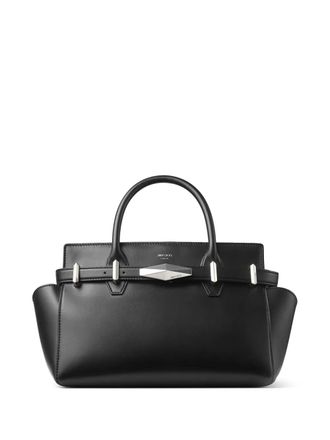 Jimmy Choo London Diamond Belted tote bag - unisex - Calf Leather - OS - Black