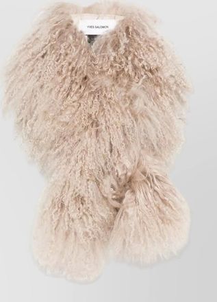 Yves Salomon lamb fur gloves
