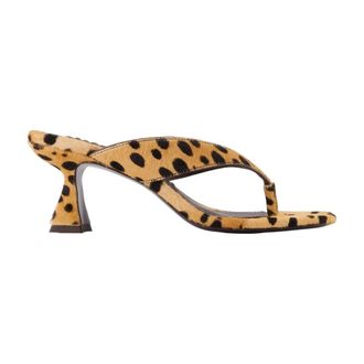 Cult Gaia Abi Sandal - female - Cult Gaia - Heeled Mules - Brown - 3 UK - Shoes