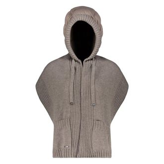 Moorer Sciarpa con cappuccio Luisia - - Jackets - Donna - Grigio - ONE SIZE