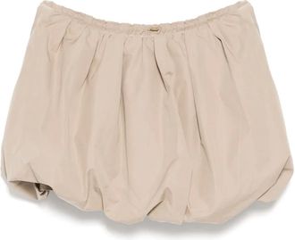 JNBY Gonna plissettata crop - Toni neutri