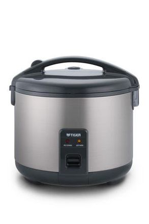 TIGER JNPS55U 3-Cup (Uncooked) Rice Cooker and Warmer, Stainless Steel Gray at Nordstrom Rack