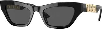 Versace VE4419 GB1/87 Womens Sunglasses Black Size 52