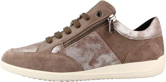 Geox Sneakers - Dames - Sneakers - Bruin - 37 EU - Schoenen